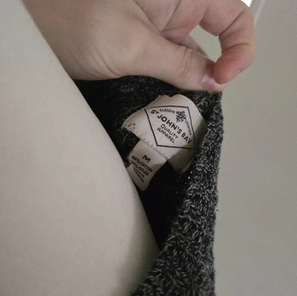 St. John's Bay Tall Womens Crew Neck Long Sleeve Pullover Sweater - Picture 5 of 5